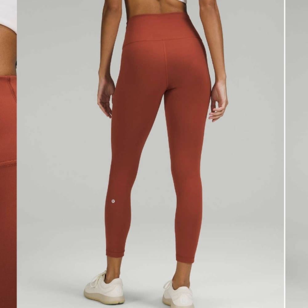 Lululemon Wunder Train High-Rise Tight 25" Cayenne EUC